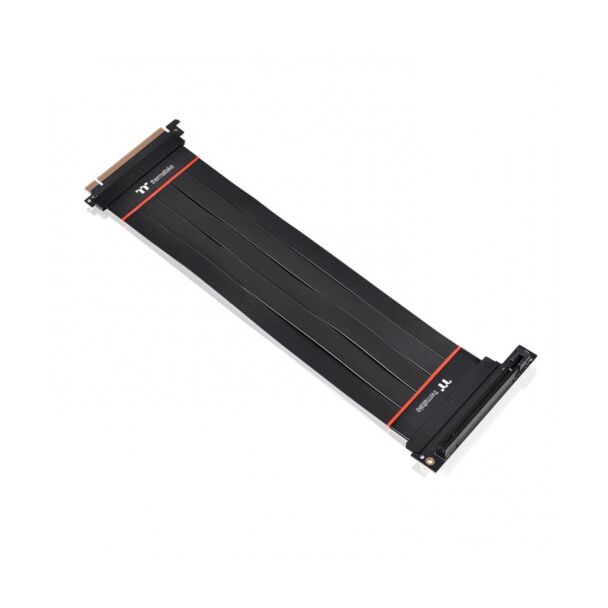 Thermaltake AC-058-CO1OTN-C2 PCI-E 4.0 Riser Cable Express Extender 16X - 300mm with 90 degree adapter
