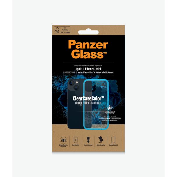 Panzer Glass 326 PanzerGlass Clear Case for Apple iPhone 13 Mini 5.4'-  Bondi Blue