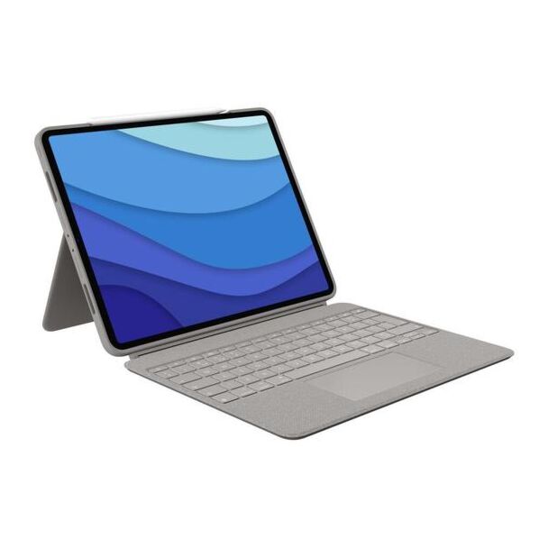 Logitech 920-010223 Combo Touch for iPad Pro 12.9-inch (5th generation) - Sand