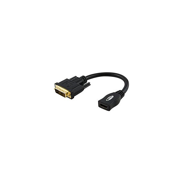 Comsol DVI-HDMI-AD 20cm DVI-D Single Link Male to HDMI Female Adapter