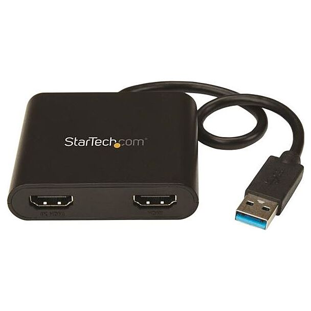 StarTech USB32HD2 USB to Dual HDMI Adapter - 4K