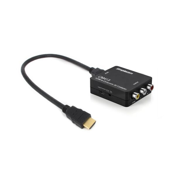 Simplecom CM413 HDMI to Composite AV 3RCA Converter