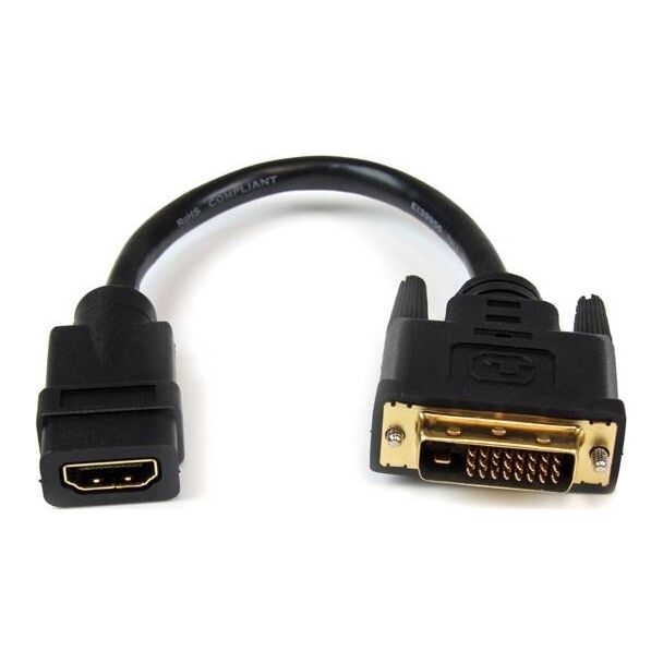 StarTech HDDVIFM8IN HDMI to DVI-D Adapter - F/M