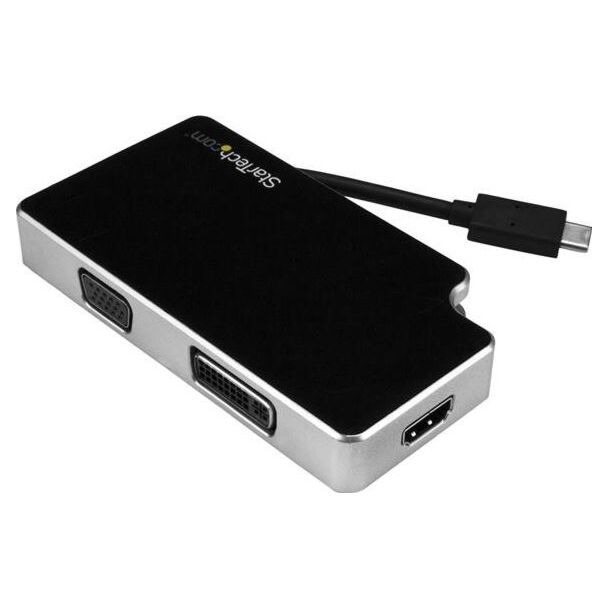 StarTech CDPVGDVHDB 3-in-1 USB-C to VGA DVI or HDMI