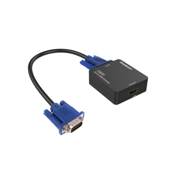 Simplecom CM201 Full HD 1080p VGA to HDMI Converter with Audio