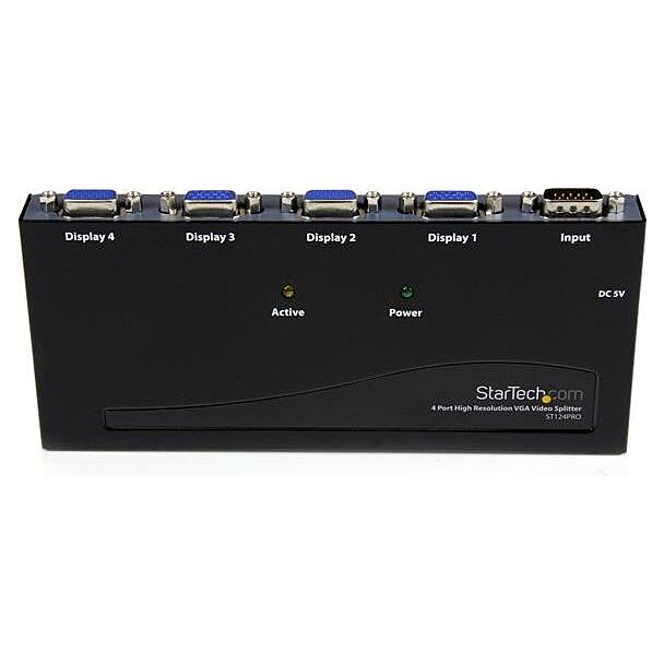 StarTech ST124PRO 4 PORT HIGH RES VGA VIDEO Splitter