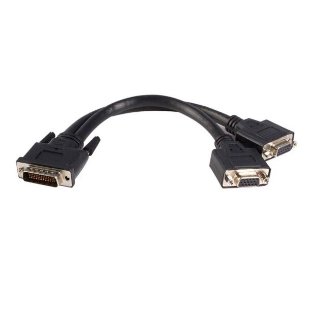 StarTech DMSVGAVGA1 8in LFH 59 to Dual VGA DMS 59 Cable