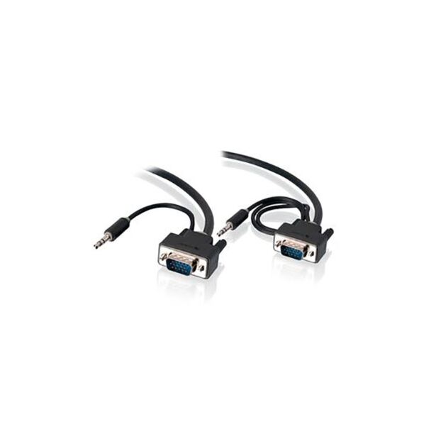 Alogic 3 Meter VGA + 3.5mm Stereo Audio M/M Monitor Cable VGA-MM-03-APS