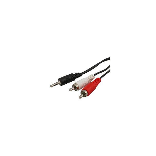 Comsol 35-2XRCA-02 2M 3.5mm Stereo Male to 2 x RCA Male Audio Cable