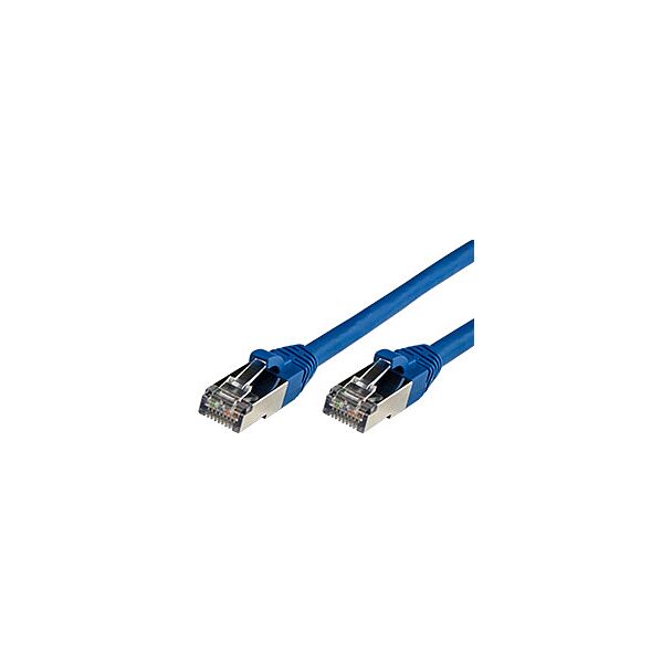 Comsol STP-0.5-C6A-BLU 50cm 10GbE Cat 6A S/FTP Shielded Patch Cable - Blue