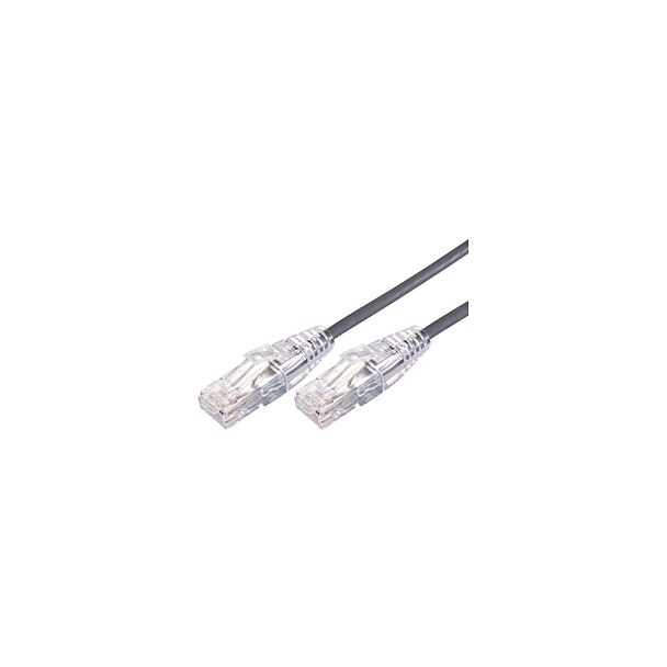 Comsol UTP-.5-C6A-UT-GRY 0.5m RJ45 Cat 6A Ultra Thin Patch Cable - Grey