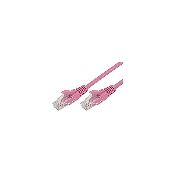 Comsol UTP-.5-6B-PNK 50cm RJ45 Cat 6 Patch Cable - Pink