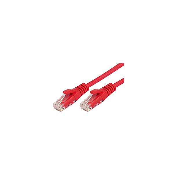 Comsol UTP-01-6BX-RED 1M RJ45 Cat6 Crossover Cable - Red