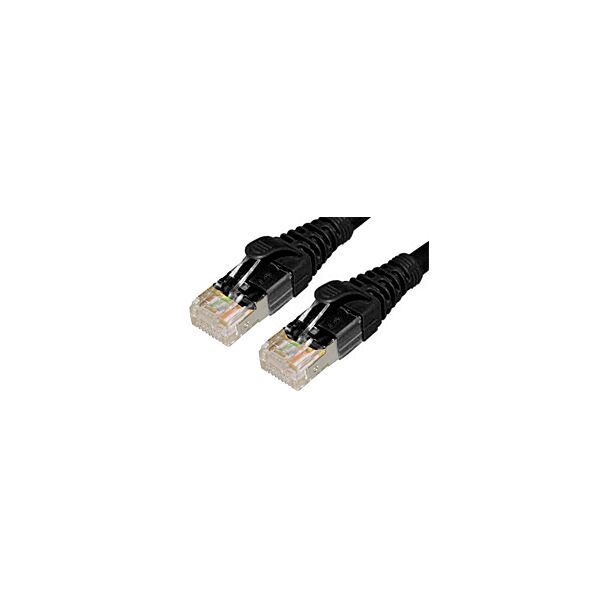 Comsol STP-02-C6A-BLK 2M 10GbE Cat 6A S/FTP Shielded Patch Cable - Black