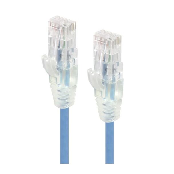 Alogic C6S-02BLU 2m Blue Ultra Slim Cat6 Network Cable UTP 28AWG