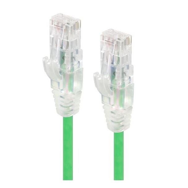 Alogic C6S-02GRN 2m Green Ultra Slim Cat6 Network Cable UTP 28AWG