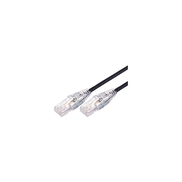 Comsol UTP-1.5-C6A-UT-BLK 1.5m RJ45 Cat 6A Ultra Thin Patch Cable - Black