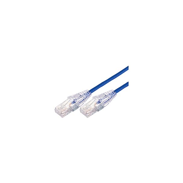 Comsol UTP-1.5-C6A-UT-BLU 1.5m RJ45 Cat 6A Ultra Thin Patch Cable - Blue