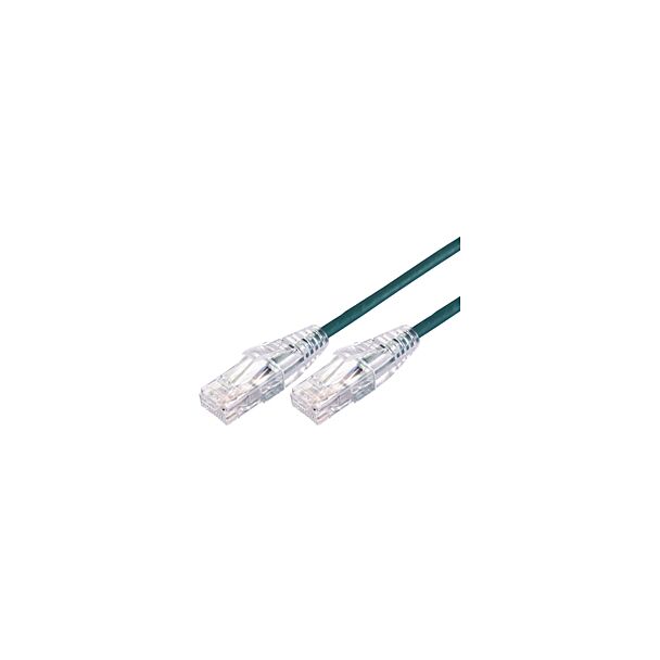 Comsol UTP-1.5-C6A-UT-GRN 1.5m RJ45 Cat 6A Ultra Thin Patch Cable - Green