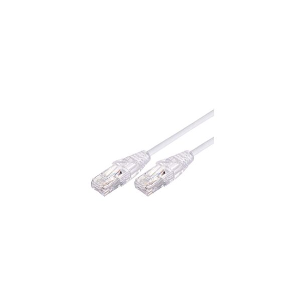 Comsol UTP-1.5-C6A-UT-WHT 1.5m RJ45 Cat 6A Ultra Thin Patch Cable - White