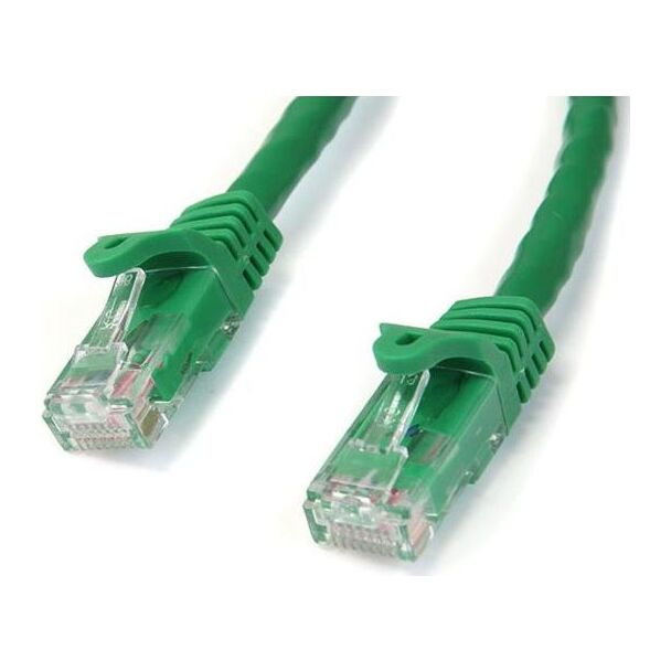 StarTech N6PATC1MGN 1m Green Snagless UTP Cat6 Patch Cable