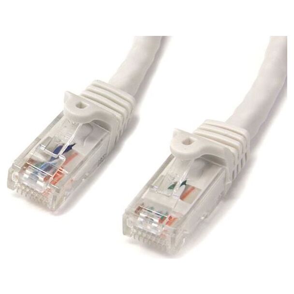 StarTech N6PATC1MWH 1m White Snagless UTP Cat6 Patch Cable