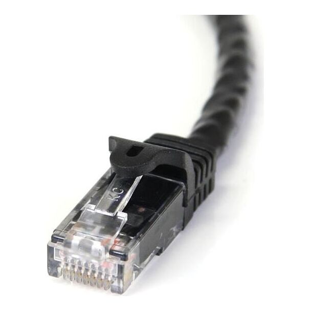 StarTech N6PATC3MBK 3m Black Snagless Cat6 UTP Patch Cable