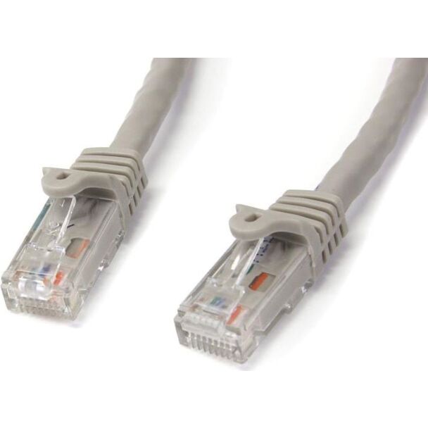 StarTech N6PATC50CMGR 0.5m Gray Snagless UTP Cat6 Patch Cable