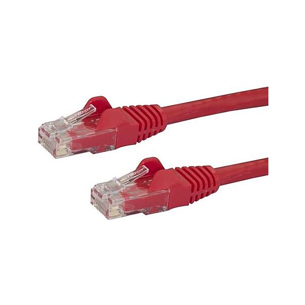 StarTech N6PATC50CMRD 0.5m Red Snagless Cat6 Patch Cable