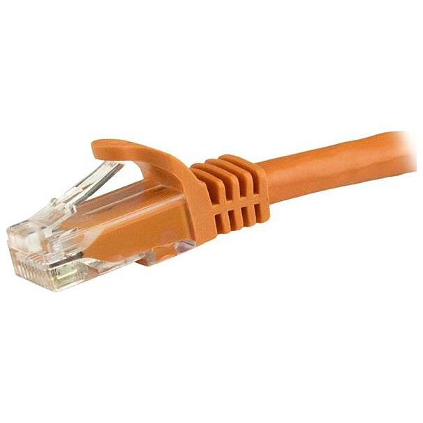 StarTech N6PATC7MOR 7m Orange Snagless UTP Cat6 Patch Cable