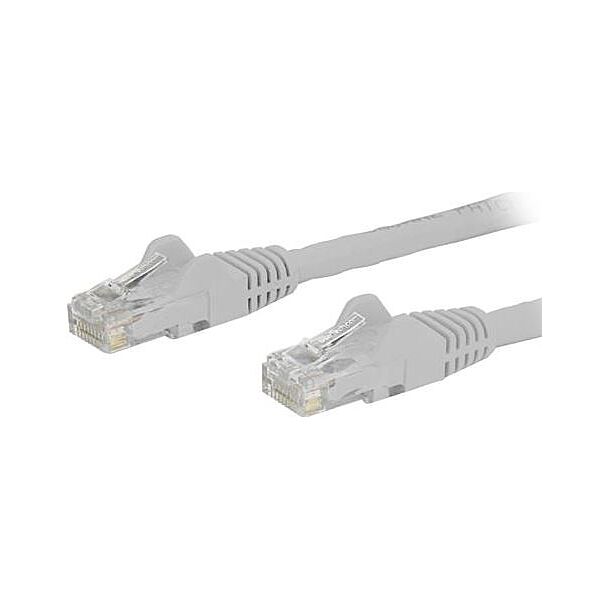 StarTech N6PATC50CMWH 0.5m White Snagless Cat6 Patch Cable