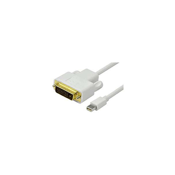 Comsol MD-DVI-010 1M Mini DisplayPort Male to DVI-D Single Link Male Cable