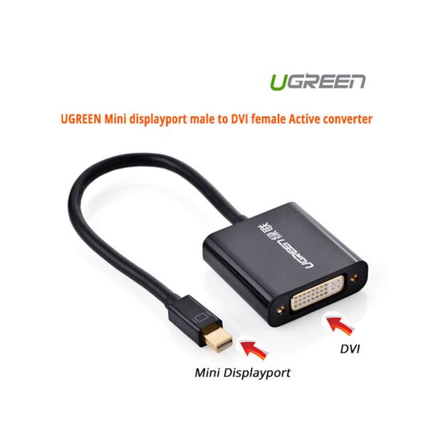 UGREEN ACBUGN10448 Mini displayport male to DVI female Active converter