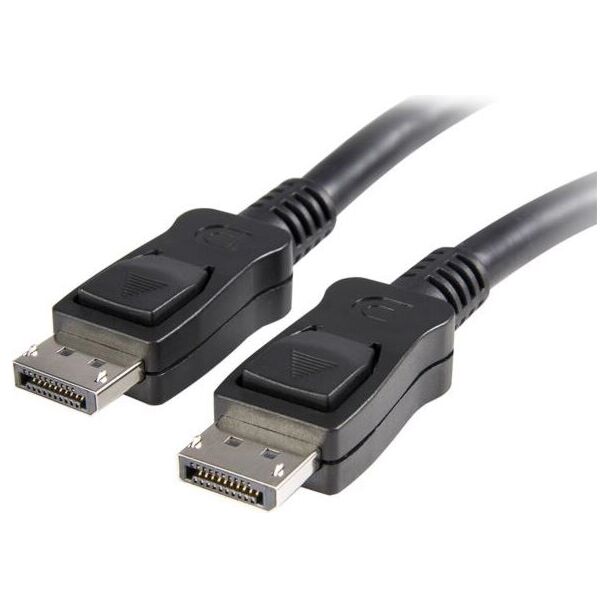 StarTech DISPLPORT3L 3 ft DisplayPort Cable with Latches M/M