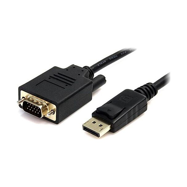 StarTech DP2VGAMM3B 3ft DisplayPort DP to VGA Adapter