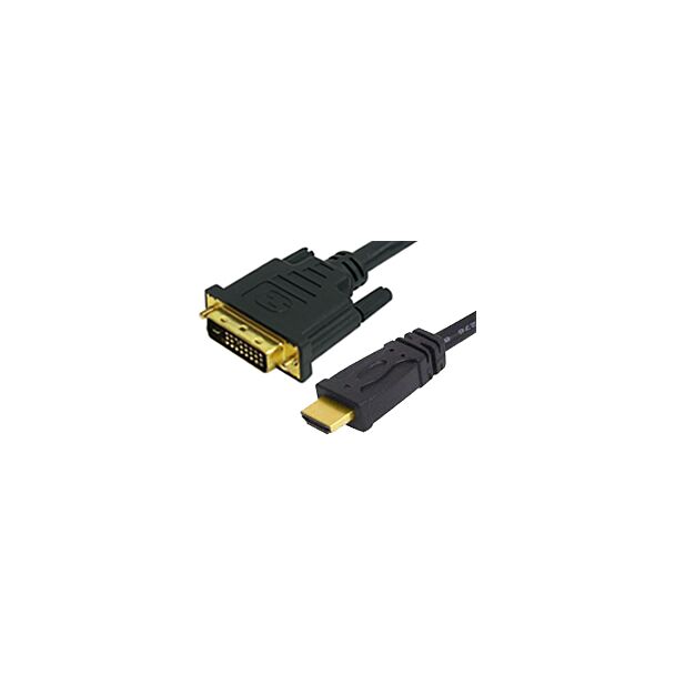 Comsol HDMI-DVI-01 1M HDMI Male to DVI-D Male Cable