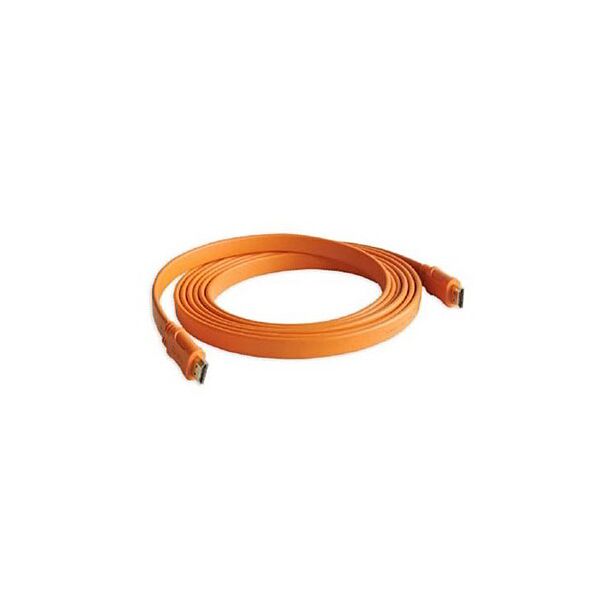 Flat HDMI 1.8M High Speed Cable Orange Color with Gold Plate 1.8MHDMIOR