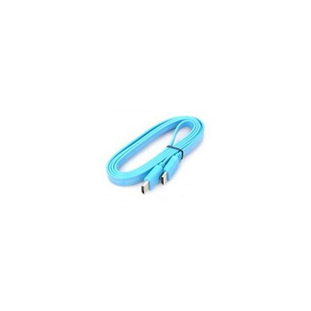 Flat HDMI 1.5M High Speed Cable Light Blue 2MHDMILB