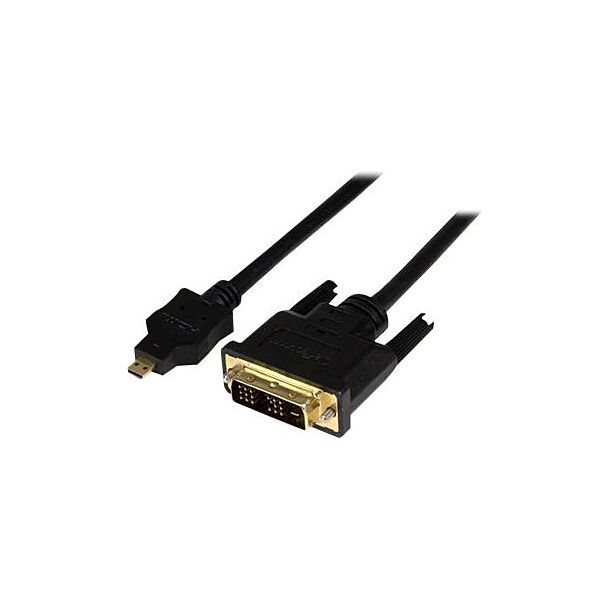 StarTech HDDDVIMM1M 1m Micro HDMI to DVI-D Cable - M/M