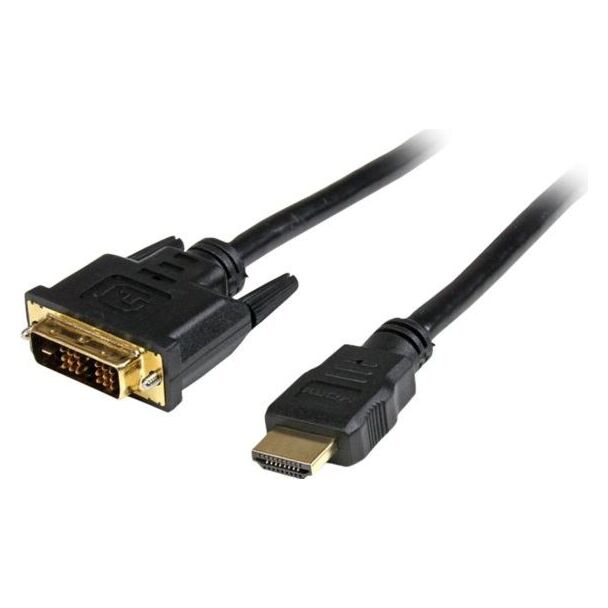 StarTech HDDVIMM3M 3m High Speed HDMI to DVI Cable