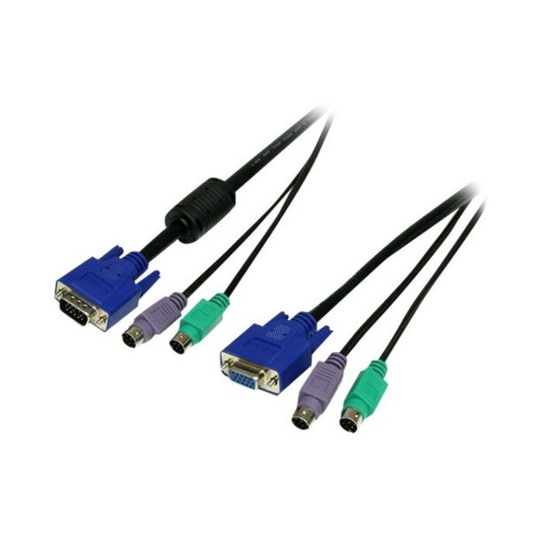 StarTech SVPS23N1_6 6 ft 3-in-1 PS/2 KVM Cable