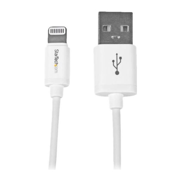 StarTech USBLT1MW 1m White 8-pin Lightning to USB Cable