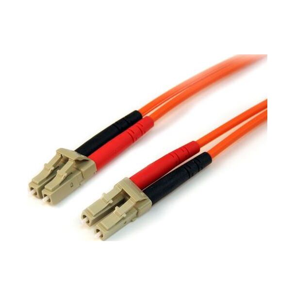 StarTech 50FIBLCLC2 2m MM Fiber Patch Cable LC - LC