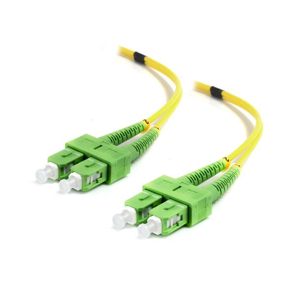 Alogic SCASCA-02-OS2 2m SCA-SCA Single Mode Duplex LSZH Fibre Cable 09/125 OS2