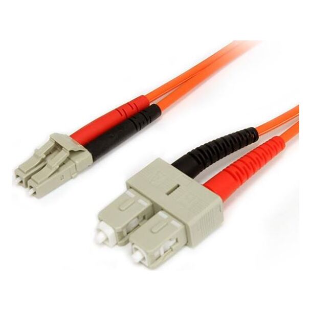 StarTech FIBLCSC1 1m Multimode Fiber Patch Cable LC - SC