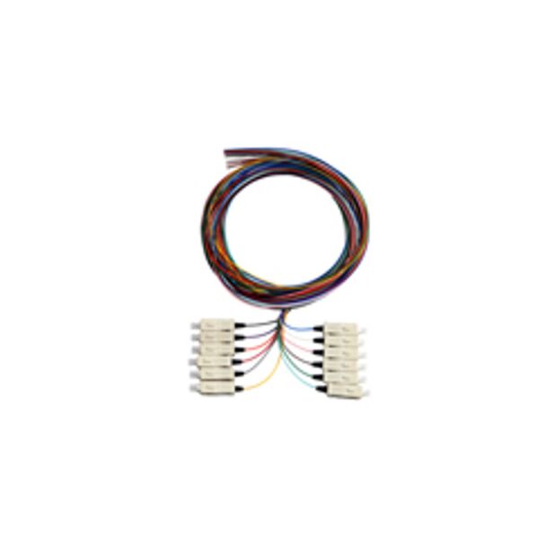 Serveredge LCPT-OM4-02-12 LC Pigtail Multimode OM4-2M-12 Fibres (12 Colour)