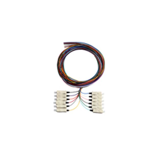 Alogic STPT-OS2-02-12 ST Pigtail OS2 SX 2 Meter -12 Colour (Series Alpha Series) 