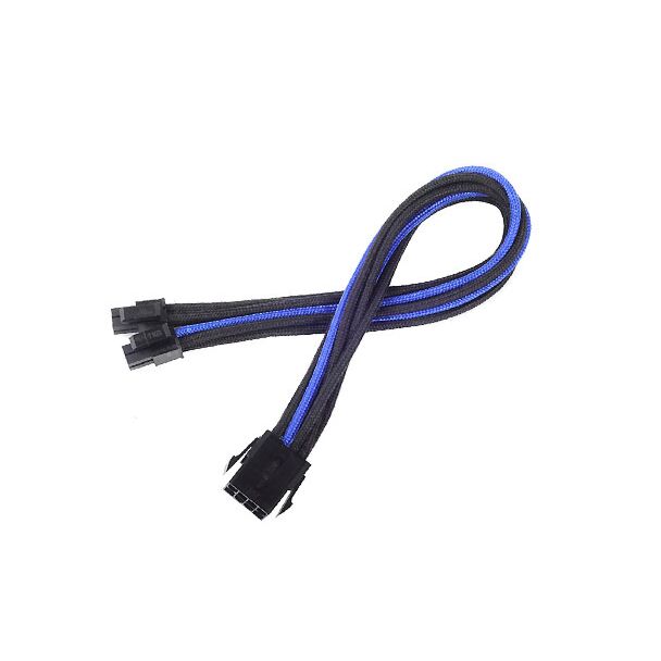 Silverstone SST-PP07-EPS8BA EPS-8pin to EPS/ATX-4+4pin(300mm), Black & Blue