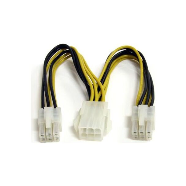 StarTech PCIEXSPLIT6 6in PCIe Power Splitter Cable