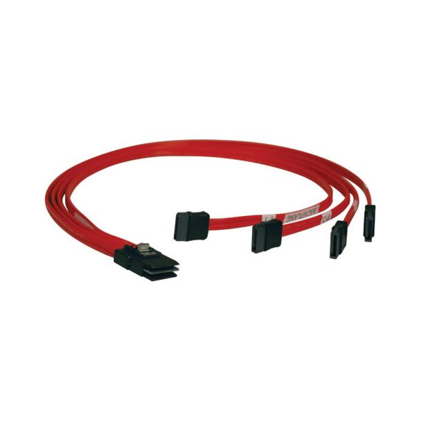 Alogic IMS-0.5-8087S 0.5m Internal Mini SAS SFF-8087 To 4 SATA Male Cable